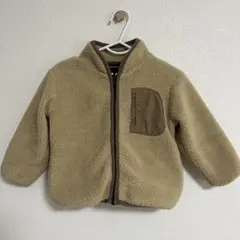 moujonjon フリースジャケット 90cm ベージュ