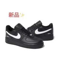 【新品✨️】Supreme x NikeAirForce1 Black/White