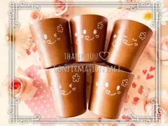 しお様ご確認　名入れ木目調コップ×5