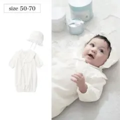 りえ様専用 ベルメゾン セレモニードレス 50-70cm 帽子・靴下付き