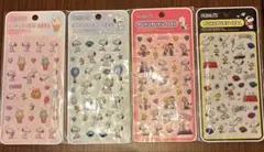 スヌーピー　ぷくぷくシール　4種