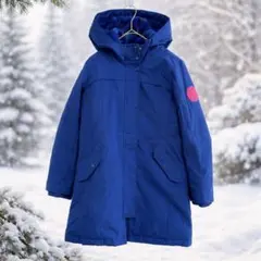 美品　GAP　フーディ　コーティング　ダウンコート　ダウンジャケット　150