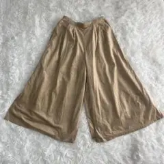 EAST BOY レディース ガウチョパンツ M ウエストゴム ベージュ