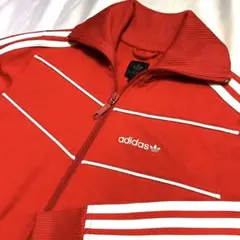 00s adidas originalsトラックジャケット/ジャージ 赤×白 M