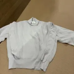 オペークドットクリップ　長袖ブラウス M