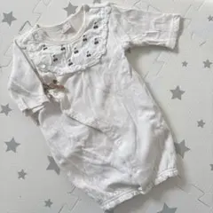 チェリー刺繍付きツーウェイ・ドレスオール 50-70cm