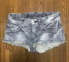 RODEO ロデオクラウンズ デニム ショートパンツ ジャパンデニム ヒッコリー