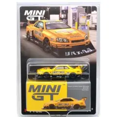 ⭐️MINIGT Nissan LB-ER34 スーパーシルエット Yellow - メルカリ