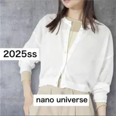 ★2025ss★クロップドシアーニットカーディガン