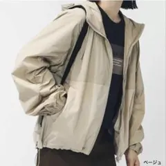 ティゴラ クロスジャケット ナイロンフードジャケット UVカット 撥水日焼け対策のサムネイル