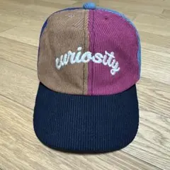 クレイジーパターン コーデュロイ キャップ 帽子　キッズ　52~54