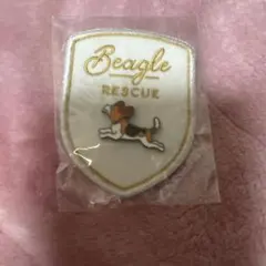 Beagle RESCUE ワッペン ピンバッジ