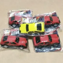 ガチャ AE86 プルバックカー スタジオソータ 5個まとめ売り 車 フィギュア