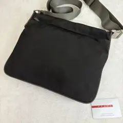 PRADA プラダスポーツ ナイロン ショルダーバッグ ブラック　ギャランティ