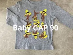 ベビーギャップ　おさるのジョージロンT 90