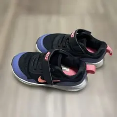 NIKE キッズ スニーカー マジックテープ ブラック ピンク 14センチ