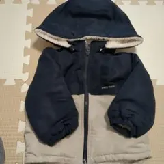 petit main フード付きリバーシブルアウター 90cm