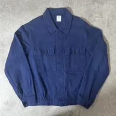 90s ユーロワーク シャツ イタリア製 フレンチワーク風 状態デッドストック級