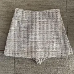 ZARA ツイード スコート スカート ショートパンツ