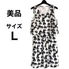 美品　HK WORKS LONDON ワンピース　サイズL 膝丈