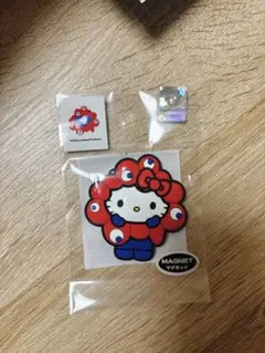 未使用ミャクミャクなりきりハローキティ　マグネット