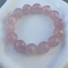 ローズクォーツ パイナップルカット11mm