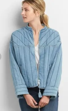 GAP キルティングジャケット デニム