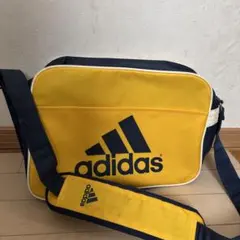 adidas ショルダーバッグ イエロー/ネイビー