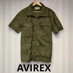 AVIREX ワークシャツ 半袖 カモフラ柄 L超美品のサムネイル