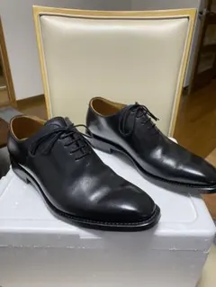 新品！GUCCI ブラック レースアップシューズ 38 - メルカリ