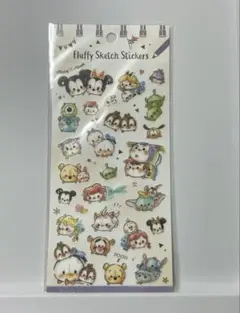 ♦︎新品未開封♦︎ ディズニーシールFluffy Sketch Stickers