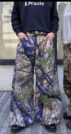 完売品　Deaile Real Tree Baggy Pants M