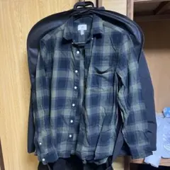 H&M チェック柄シャツ レギュラーフィット