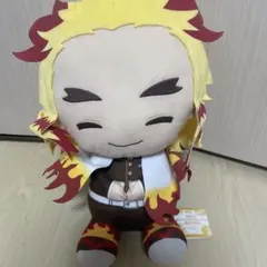 鬼滅の刃　めちゃでかぽふっとぬいぐるみ　煉獄杏寿郎 約30cm