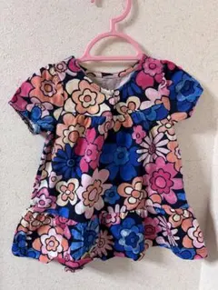 【美品】オシュコシュ OSHKOSH 花柄 総柄 チュニック ワンピース 9Mのサムネイル