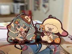 初音ミク　雪ミク2026あそーと　ラバーマスコット2点セット