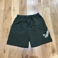美品 ナイキ nike カモフラスウッシュウーブンショート パンツ