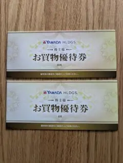 ヤマダ電機 お買物優待券 8000円分