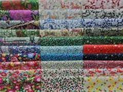 ②リバティ　クリスマス柄　30枚セット　15cm角　新柄もあり