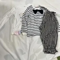 女児、春服上下３点セット