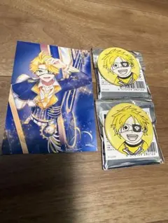 からぴち　たっつん　直筆イラスト缶バッジ　2つ、写真1枚のサムネイル