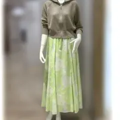 【2024SS】レリアン　コットンスカート　ロングスカート　フレアスカート393