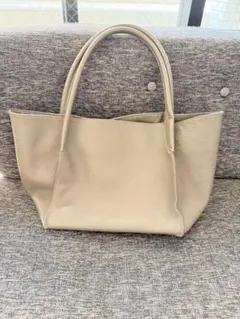 レザー トートバッグ グレージュのサムネイル
