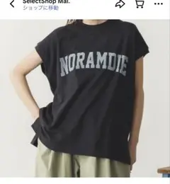 新品未開封　フレンチスリーブ　ブラックロゴTシャツ mal購入 レレレ