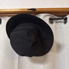 無印良品　黒 ナイロン バケットハット