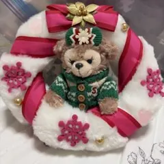 ダッフィー クリスマス リース ぬいぐるみ - メルカリ