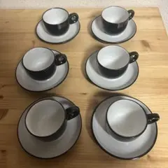Noritakeノリタケ　フォークストーン　エスプレッソ　デミタスカップ 6個