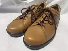 アキレス　mine レザー　サイドジップ　幅広　コンフォートシューズ　中古　美品のサムネイル