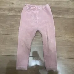 【ユニクロ】ピンク コーデュロイ レギンス　90