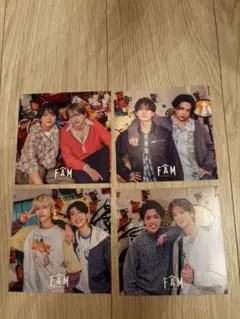 FAM timelesz 予約購入先着特典 4種セット